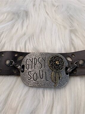 Gypsy Soul Women's Bracelet with Dreamcatcher Accent - Black